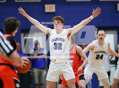 Thumbnail 3 in Lawrenceburg vs Greensburg (IHSAA 3A Section 29 Semifinal) photogallery.