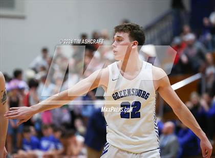 Thumbnail 1 in Lawrenceburg vs Greensburg (IHSAA 3A Section 29 Semifinal) photogallery.