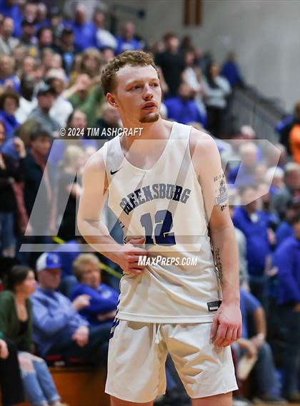 Thumbnail 1 in Lawrenceburg vs Greensburg (IHSAA 3A Section 29 Semifinal) photogallery.