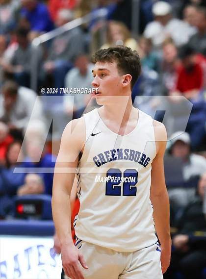 Thumbnail 2 in Lawrenceburg vs Greensburg (IHSAA 3A Section 29 Semifinal) photogallery.