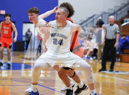 Thumbnail 1 in Lawrenceburg vs Greensburg (IHSAA 3A Section 29 Semifinal) photogallery.