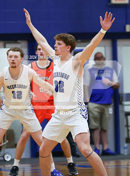 Thumbnail 1 in Lawrenceburg vs Greensburg (IHSAA 3A Section 29 Semifinal) photogallery.