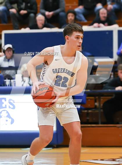 Thumbnail 2 in Lawrenceburg vs Greensburg (IHSAA 3A Section 29 Semifinal) photogallery.