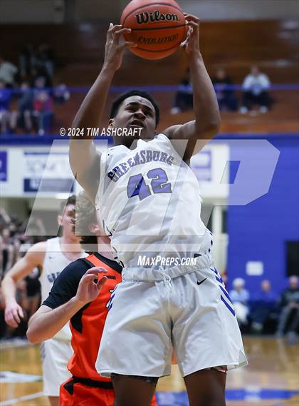 Thumbnail 1 in Lawrenceburg vs Greensburg (IHSAA 3A Section 29 Semifinal) photogallery.