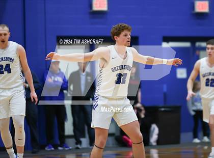 Thumbnail 3 in Lawrenceburg vs Greensburg (IHSAA 3A Section 29 Semifinal) photogallery.