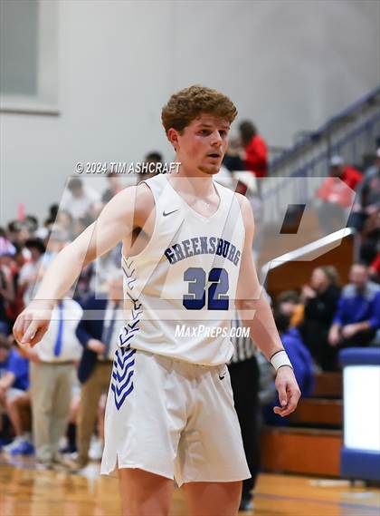 Thumbnail 2 in Lawrenceburg vs Greensburg (IHSAA 3A Section 29 Semifinal) photogallery.