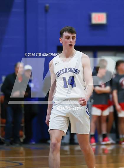 Thumbnail 3 in Lawrenceburg vs Greensburg (IHSAA 3A Section 29 Semifinal) photogallery.