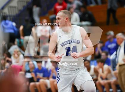 Thumbnail 2 in Lawrenceburg vs Greensburg (IHSAA 3A Section 29 Semifinal) photogallery.