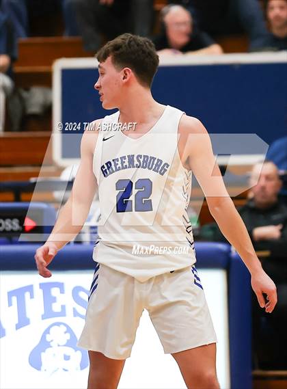 Thumbnail 2 in Lawrenceburg vs Greensburg (IHSAA 3A Section 29 Semifinal) photogallery.
