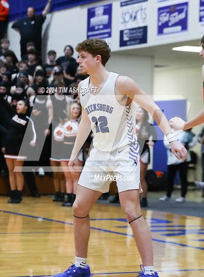 Thumbnail 3 in Lawrenceburg vs Greensburg (IHSAA 3A Section 29 Semifinal) photogallery.