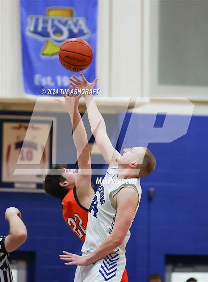 Thumbnail 1 in Lawrenceburg vs Greensburg (IHSAA 3A Section 29 Semifinal) photogallery.