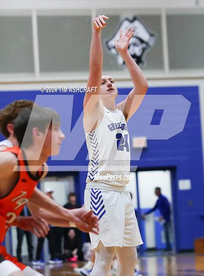 Thumbnail 2 in Lawrenceburg vs Greensburg (IHSAA 3A Section 29 Semifinal) photogallery.