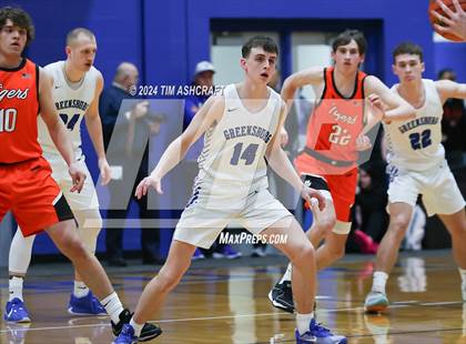 Thumbnail 1 in Lawrenceburg vs Greensburg (IHSAA 3A Section 29 Semifinal) photogallery.
