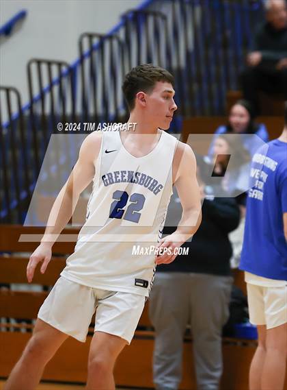 Thumbnail 2 in Lawrenceburg vs Greensburg (IHSAA 3A Section 29 Semifinal) photogallery.