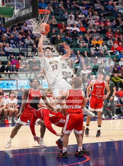 Thumbnail 3 in Victor vs North Rockland (NYSPHSAA Class A Finals) photogallery.
