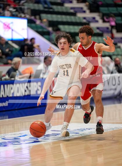 Thumbnail 2 in Victor vs North Rockland (NYSPHSAA Class A Finals) photogallery.