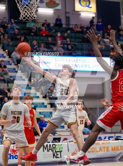 Thumbnail 2 in Victor vs North Rockland (NYSPHSAA Class A Finals) photogallery.
