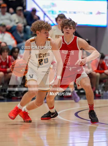 Thumbnail 1 in Victor vs North Rockland (NYSPHSAA Class A Finals) photogallery.