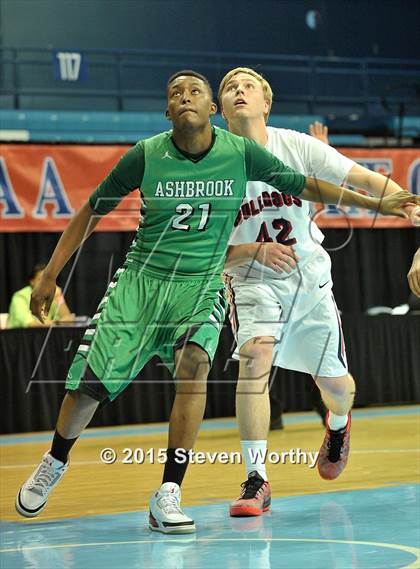 Thumbnail 3 in Terry Sanford vs. Ashbrook (NCHSAA 3A Final) photogallery.