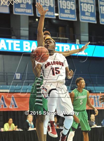 Thumbnail 1 in Terry Sanford vs. Ashbrook (NCHSAA 3A Final) photogallery.
