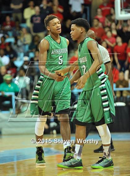 Thumbnail 1 in Terry Sanford vs. Ashbrook (NCHSAA 3A Final) photogallery.