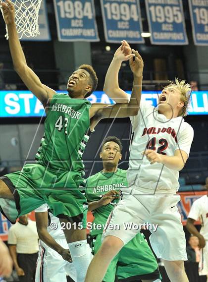 Thumbnail 1 in Terry Sanford vs. Ashbrook (NCHSAA 3A Final) photogallery.