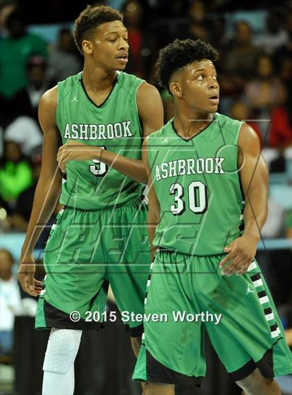 Thumbnail 2 in Terry Sanford vs. Ashbrook (NCHSAA 3A Final) photogallery.