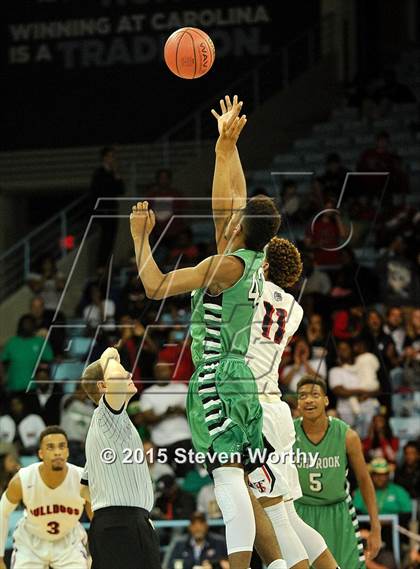 Thumbnail 2 in Terry Sanford vs. Ashbrook (NCHSAA 3A Final) photogallery.