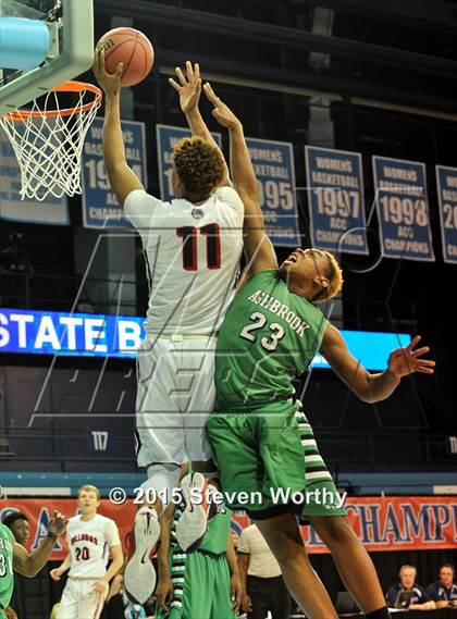 Thumbnail 2 in Terry Sanford vs. Ashbrook (NCHSAA 3A Final) photogallery.