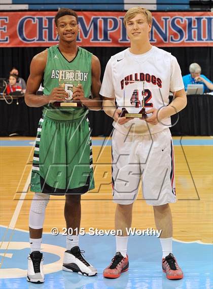 Thumbnail 2 in Terry Sanford vs. Ashbrook (NCHSAA 3A Final) photogallery.