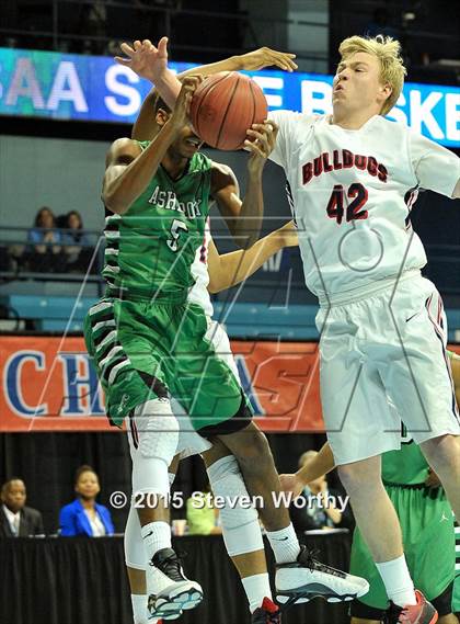 Thumbnail 3 in Terry Sanford vs. Ashbrook (NCHSAA 3A Final) photogallery.
