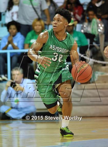Thumbnail 2 in Terry Sanford vs. Ashbrook (NCHSAA 3A Final) photogallery.