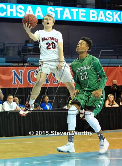 Thumbnail 3 in Terry Sanford vs. Ashbrook (NCHSAA 3A Final) photogallery.