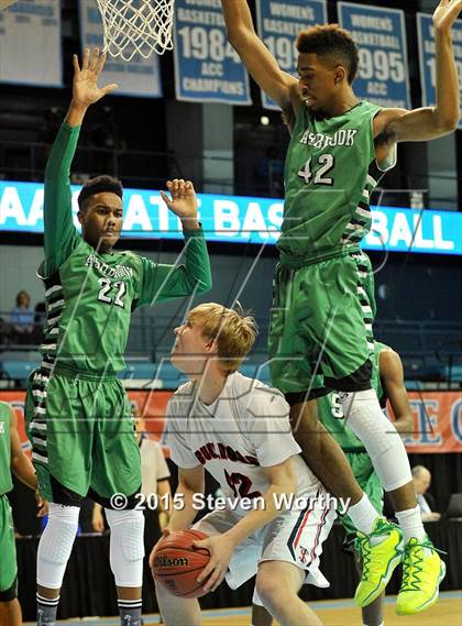 Thumbnail 3 in Terry Sanford vs. Ashbrook (NCHSAA 3A Final) photogallery.