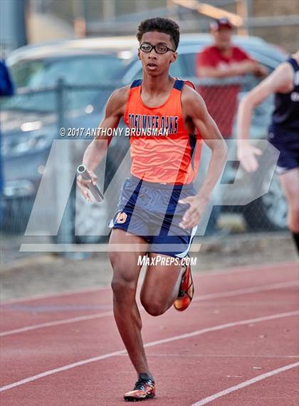 Thumbnail 2 in CVC Finals (Boys Hurdles, Relays, and Sprints) photogallery.