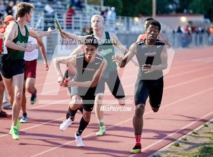 Thumbnail 1 in CVC Finals (Boys Hurdles, Relays, and Sprints) photogallery.