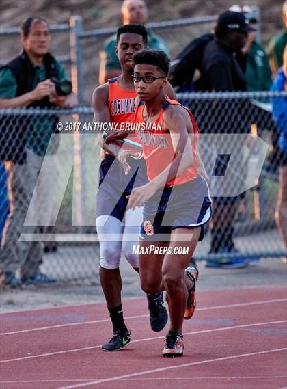 Thumbnail 1 in CVC Finals (Boys Hurdles, Relays, and Sprints) photogallery.