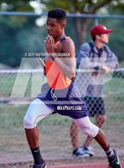 Thumbnail 3 in CVC Finals (Boys Hurdles, Relays, and Sprints) photogallery.