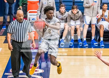 Thumbnail 1 in Bishop O'Dowd vs. Pleasant Grove (MLK Classic at St. Mary's College) photogallery.
