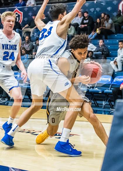 Thumbnail 3 in Bishop O'Dowd vs. Pleasant Grove (MLK Classic at St. Mary's College) photogallery.