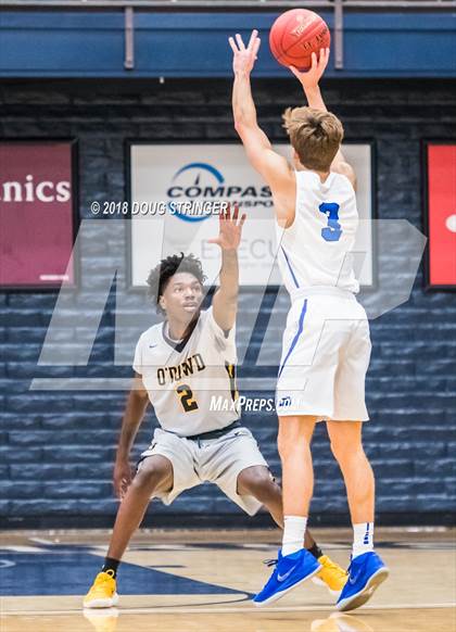 Thumbnail 1 in Bishop O'Dowd vs. Pleasant Grove (MLK Classic at St. Mary's College) photogallery.