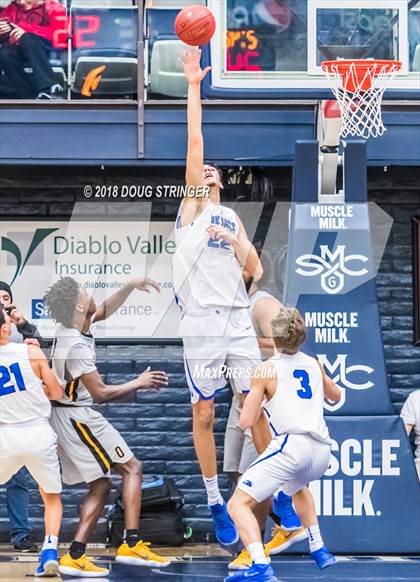 Thumbnail 1 in Bishop O'Dowd vs. Pleasant Grove (MLK Classic at St. Mary's College) photogallery.