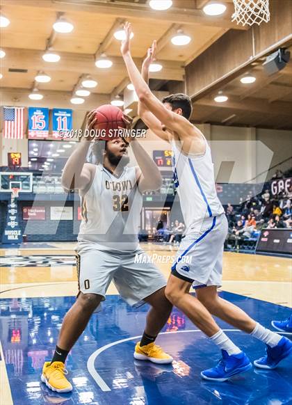 Thumbnail 3 in Bishop O'Dowd vs. Pleasant Grove (MLK Classic at St. Mary's College) photogallery.