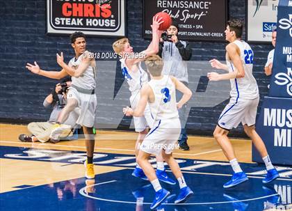 Thumbnail 3 in Bishop O'Dowd vs. Pleasant Grove (MLK Classic at St. Mary's College) photogallery.