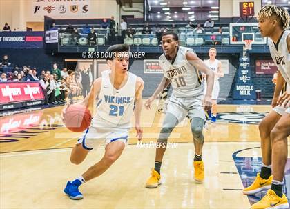 Thumbnail 2 in Bishop O'Dowd vs. Pleasant Grove (MLK Classic at St. Mary's College) photogallery.