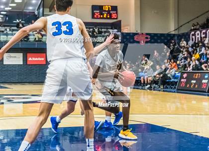 Thumbnail 3 in Bishop O'Dowd vs. Pleasant Grove (MLK Classic at St. Mary's College) photogallery.
