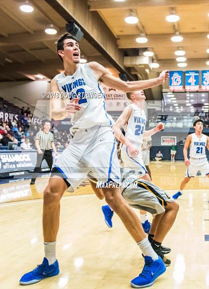 Thumbnail 3 in Bishop O'Dowd vs. Pleasant Grove (MLK Classic at St. Mary's College) photogallery.