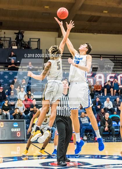 Thumbnail 1 in Bishop O'Dowd vs. Pleasant Grove (MLK Classic at St. Mary's College) photogallery.