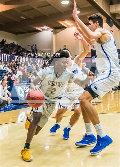 Thumbnail 3 in Bishop O'Dowd vs. Pleasant Grove (MLK Classic at St. Mary's College) photogallery.