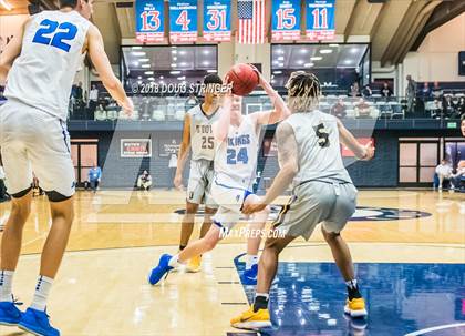 Thumbnail 1 in Bishop O'Dowd vs. Pleasant Grove (MLK Classic at St. Mary's College) photogallery.